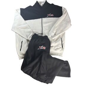 Skyline Wears X2 Tracksuit Mens XXXL White Black Sporty Athleisure Set